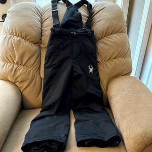 Used Spyder boys side guard zip snow pants size 14